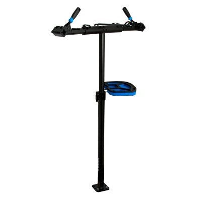 Unior 623230 Dual Head Workstand - Adjustable & Sprung Clamps for Professional Bicycle Maintenance