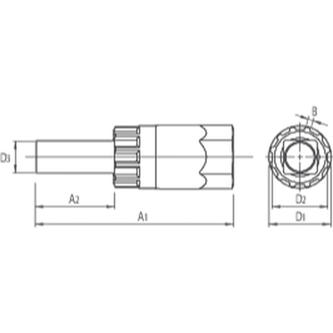 Unior - Cassette Lockring Removal Tool for Thru Axles 1670.9/4