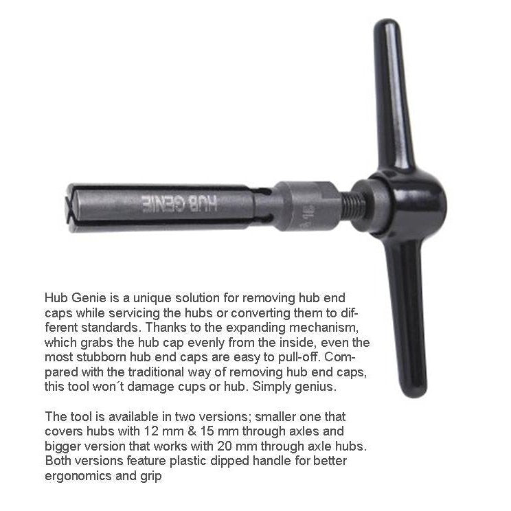 Unior Hub Genie 1758/4: Professional Bicycle Tool for 12 & 15mm Hubs