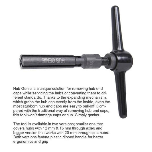 Unior Hub Genie 1758/4: Professional Bicycle Tool for 12 & 15mm Hubs