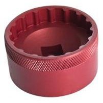 Unior MegaEVO Bottom Bracket Socket - Anodized Red