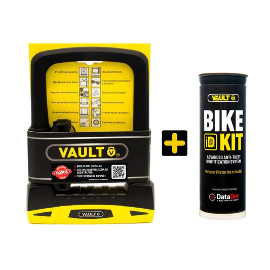 Vault D Lock + Bike ID Kit+ - Secure Your Bike with Ease