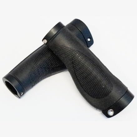 Velo ComfortGrip L128 Anatomical Shape, Dual Lock Rings, Black