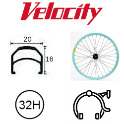 Velocity Razor 700c Rim - Lightweight, Durable, Presta Valve Compatible