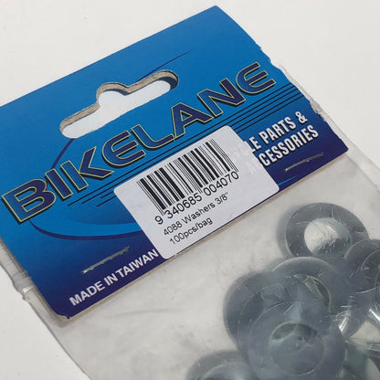 WASHERS 3/8" Hole Bag of 100 Pieces Bike Axle Spacer Bicycle