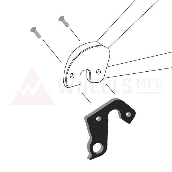 WHEELS MFG - Dropout Derailleur Hanger 143 for Scott Part # 206472