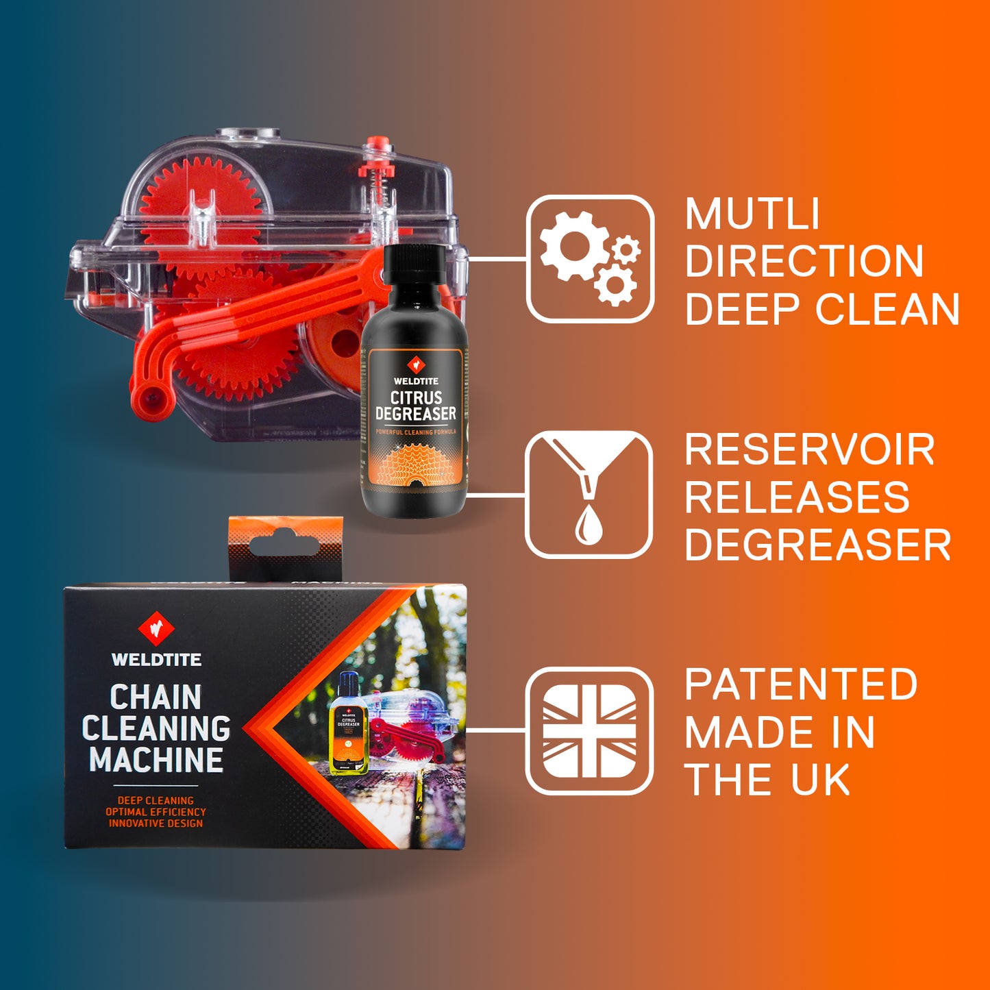 Weldtite Chain Cleaner - Citrus Degreaser
