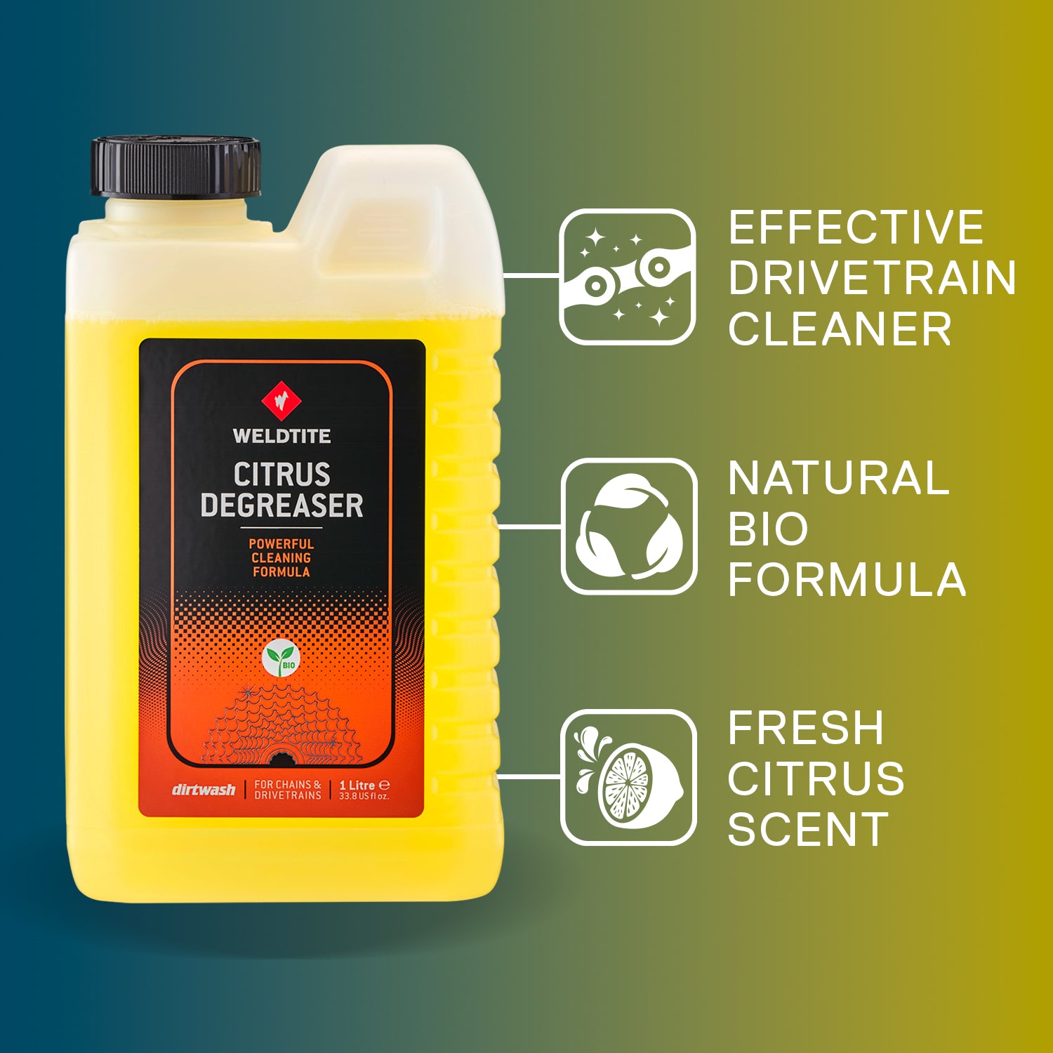 Weldtite Citrus Degreaser 1L - Powerful Cleaning Solution
