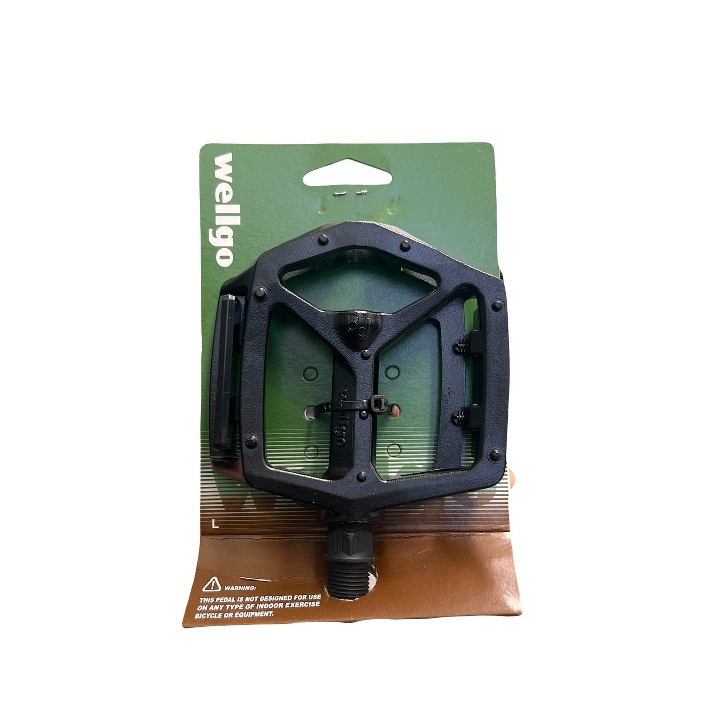 Wellgo Alloy BMX/MTB Flat Bike Pedals, 9/16" Black