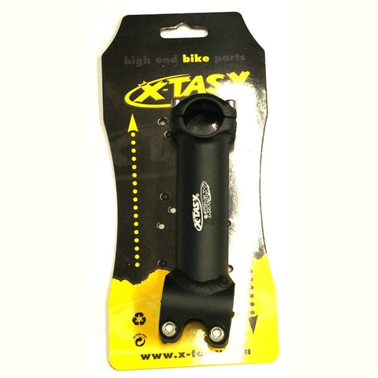 Xtasy Alloy Stem - 120mm, 6 Rise, 4 Bolt Clamp, Black