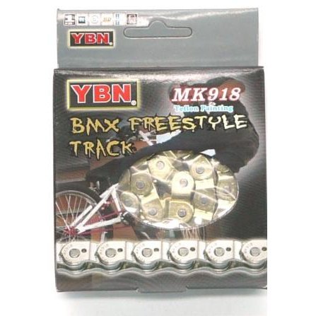 YBN MK-918N Half Link Chain - Reinforced Top Plate & Solid Pins, GOLD