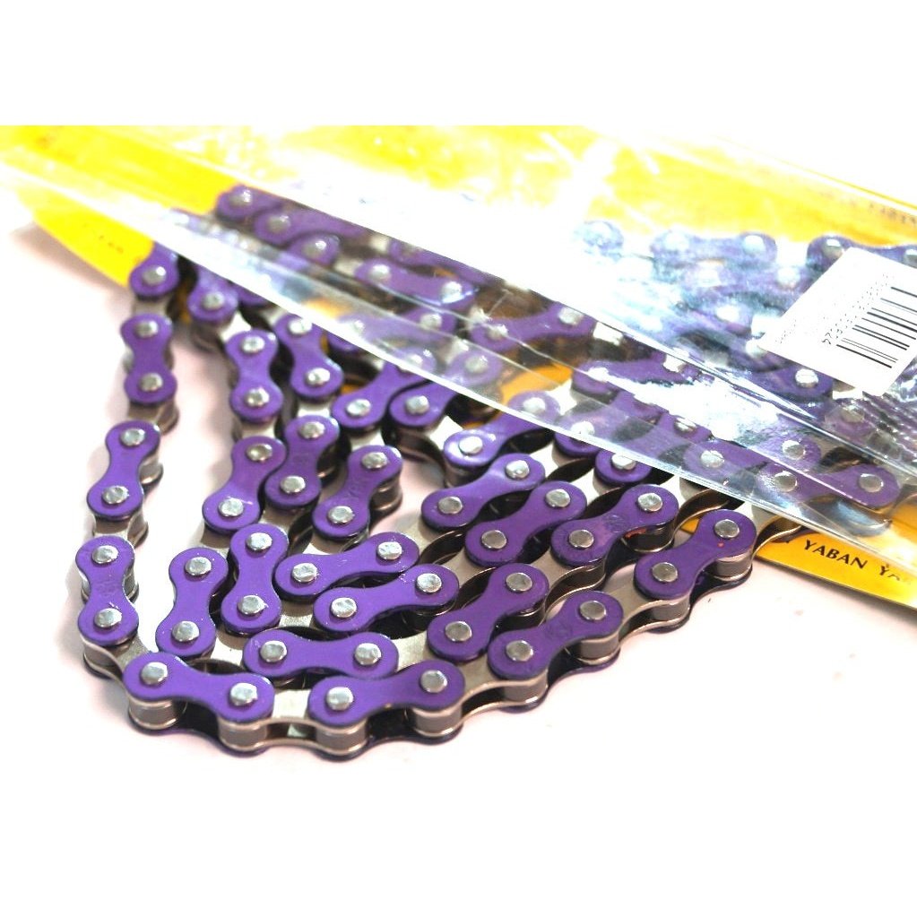 YBN S-410 Single Speed Chain - Nickel Purple 112L