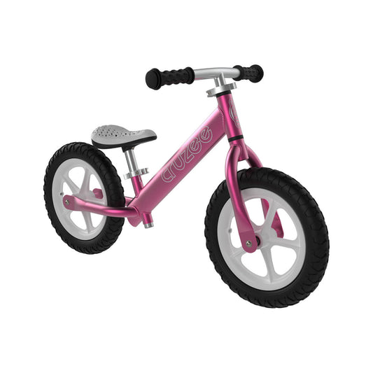 Cruzee Pink Balance Bike - Lightweight and Adjustable