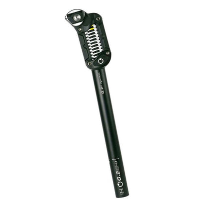 By,schulz G.2 LT Seatpost - 27.2mm x 380mm - Soft Spring - Parallelogram Suspension - Black
