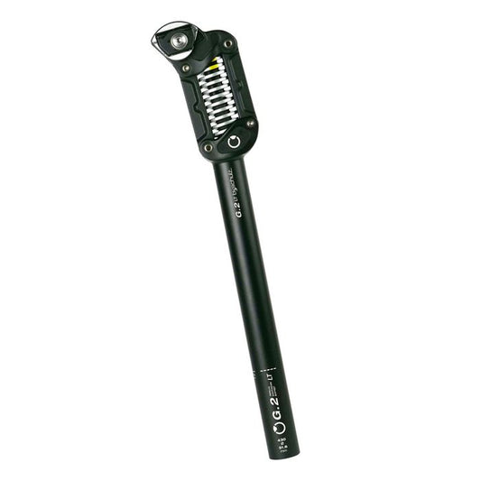 By,schulz G.2 LT Seatpost - 27.2mm x 380mm - Soft Spring - Parallelogram Suspension - Black