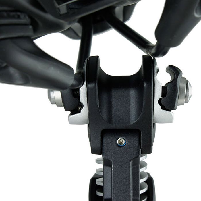 By,schulz G.2 LT Seatpost - 27.2mm x 380mm - Soft Spring - Parallelogram Suspension - Black