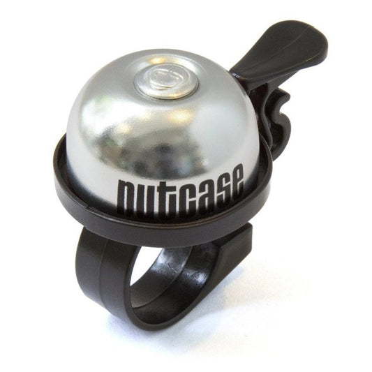 Nutcase Thumbdinger Bell - Silver: Bicycle Safety Accessory