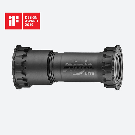 Token Ninja Lite BB86/BB89.5/BB92 Bottom Bracket - Shimano 24mm - Premium Bearings - Black