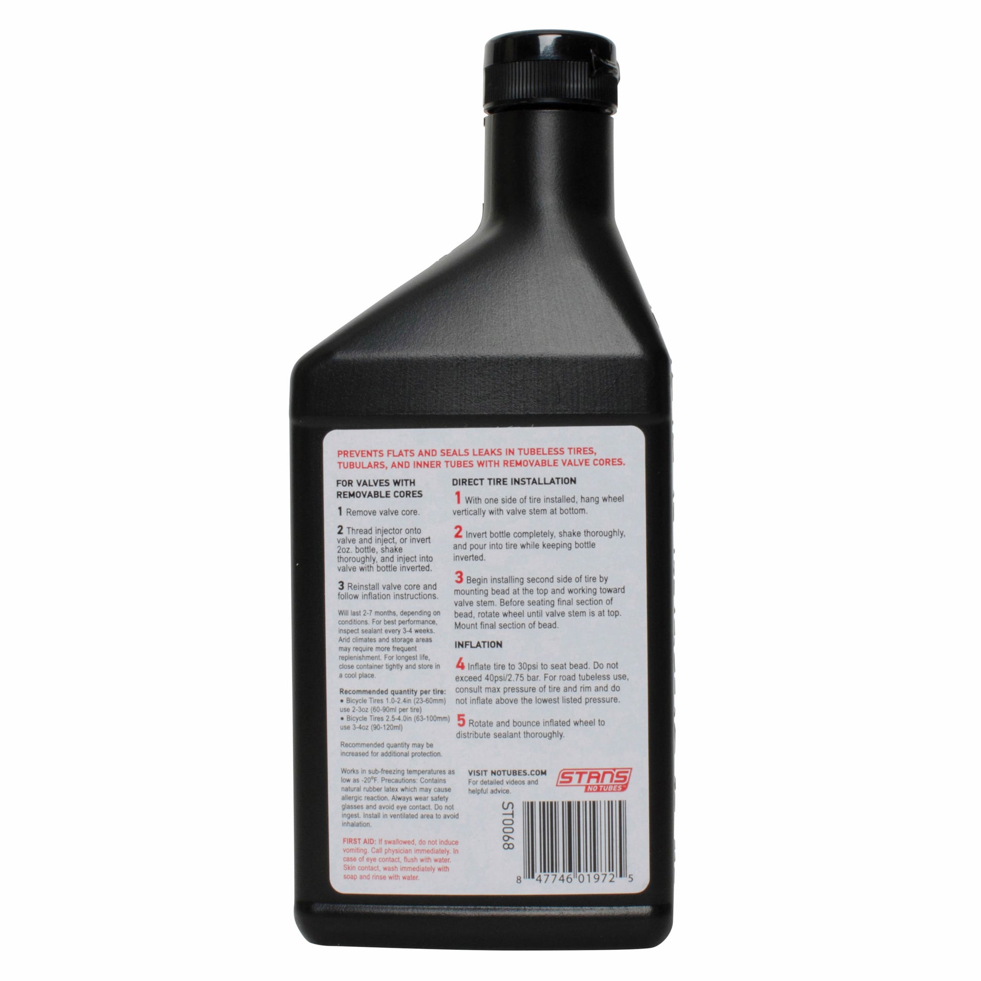 Stans Tire Sealant - Pint Size for Optimal Performance